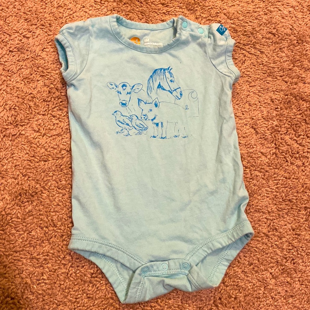 Carhartt farm animal onsie